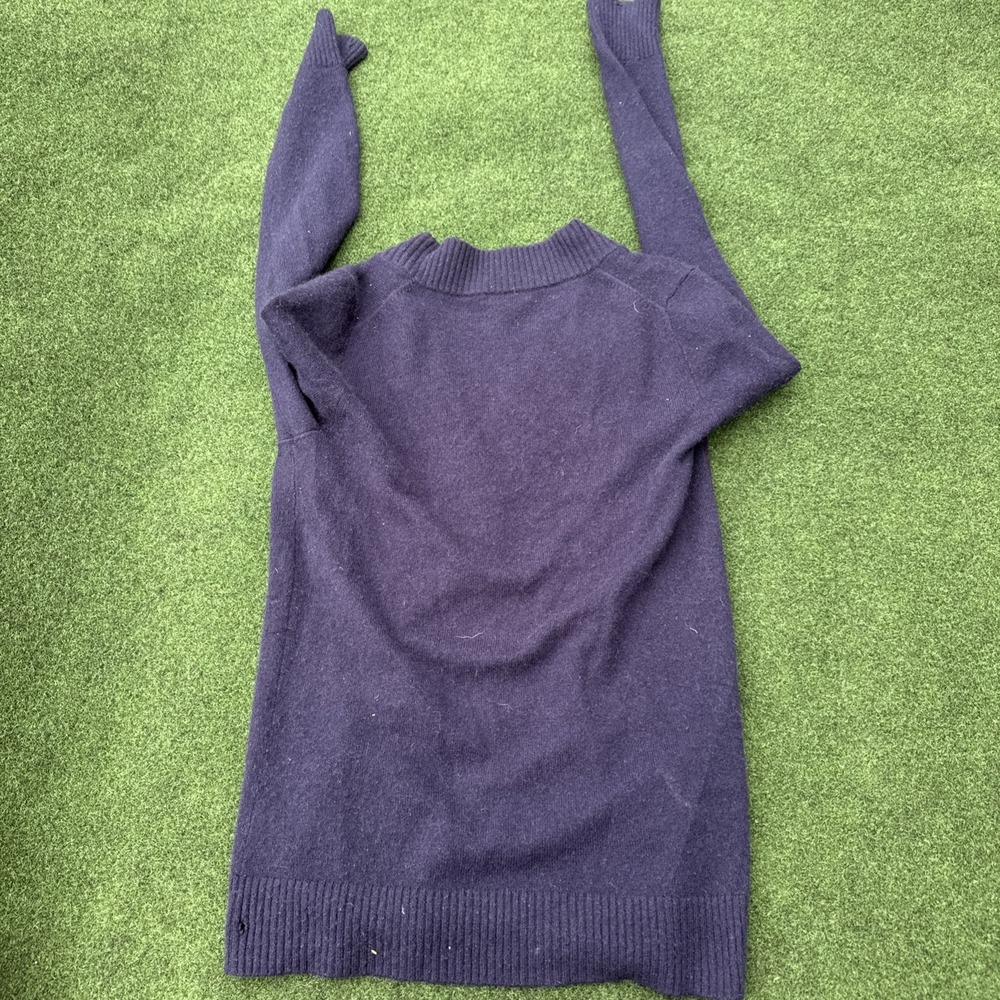 J. CREW Cashmere Cardigan Sweater Size Small Blue 100% Cashmere Soft Nice Womens - Picture 10 of 10